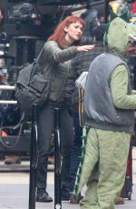 JENNIFER LAWRENCE on the Set of Don