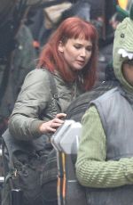 JENNIFER LAWRENCE on the Set of Don