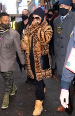 JENNIFER LOPEZ Arrives for Her New Years Eve Performance Rehersal at Times Square 12/31/2020