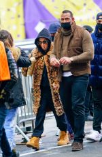 JENNIFER LOPEZ Arrives for Her New Years Eve Performance Rehersal at Times Square 12/31/2020