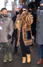 JENNIFER LOPEZ Arrives for Her New Years Eve Performance Rehersal at Times Square 12/31/2020