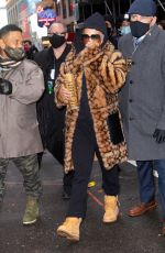 JENNIFER LOPEZ Arrives for Her New Years Eve Performance Rehersal at Times Square 12/31/2020