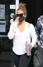 JENNIFER LOPEZ Heading to a Gym in Miami 01/21/2021