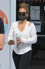 JENNIFER LOPEZ Heading to a Gym in Miami 01/21/2021