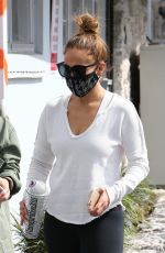 JENNIFER LOPEZ Heading to a Gym in Miami 01/21/2021