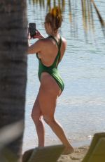 JENNIFER LOPEZ in Swimsuit at a Beach in Turks and Caicos 01/08/2021