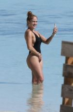 JENNIFER LOPEZ in Swimsuit Paddle-boarding in Turks and Caicos 01/06/2021