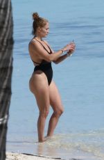 JENNIFER LOPEZ in Swimsuit Paddle-boarding in Turks and Caicos 01/06/2021