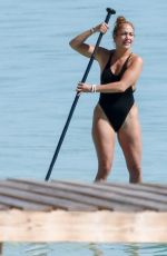 JENNIFER LOPEZ in Swimsuit Paddle-boarding in Turks and Caicos 01/06/2021