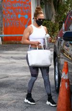 JENNIFER LOPEZ Leaves a Gym in Miami 01/24/2021