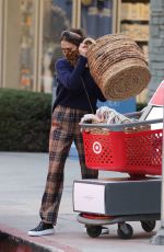 JESSICA ALABA Shopping at Target in Los Angeles 01/02/2021