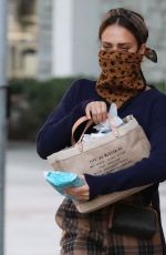 JESSICA ALABA Shopping at Target in Los Angeles 01/02/2021