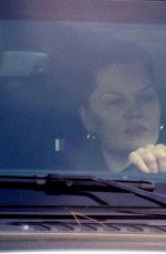 JESSIE J Out Driving in Los Angeles 01/06/2021