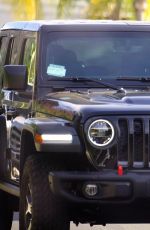 JESSIE J Out Driving in Los Angeles 01/06/2021