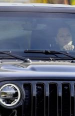 JESSIE J Out Driving in Los Angeles 01/06/2021