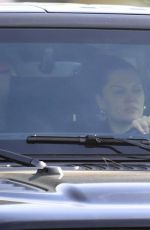 JESSIE J Out Driving in Los Angeles 01/06/2021