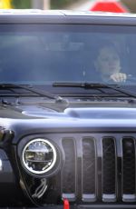 JESSIE J Out Driving in Los Angeles 01/06/2021