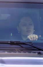 JESSIE J Out Driving in Los Angeles 01/06/2021