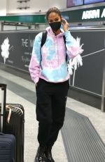 JOAN SMALLS Arrives at Airport in Milan 01/20/2021