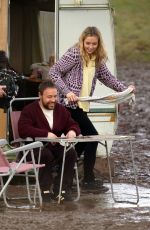 JODIE VOMER and Stephen Graham on the Set of Home, a Covid 19 Drama in Liverpool 01/27/2021