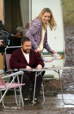 JODIE VOMER and Stephen Graham on the Set of Home, a Covid 19 Drama in Liverpool 01/27/2021