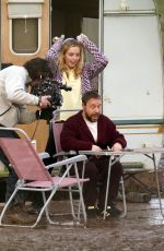 JODIE VOMER and Stephen Graham on the Set of Home, a Covid 19 Drama in Liverpool 01/27/2021