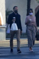 JORDANA BREWSTER and Mason Morfit at Farmshop in Los Angeles 01/27/2021