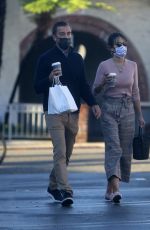 JORDANA BREWSTER and Mason Morfit at Farmshop in Los Angeles 01/27/2021
