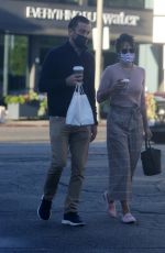 JORDANA BREWSTER and Mason Morfit at Farmshop in Los Angeles 01/27/2021