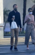 JORDANA BREWSTER and Mason Morfit at Farmshop in Los Angeles 01/27/2021