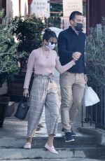 JORDANA BREWSTER and Mason Morfit at Farmshop in Los Angeles 01/27/2021