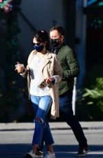 JORDANA BREWSTER and Mason Morfit Out for Coffee in Brentwood 01/21/2021