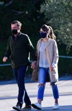 JORDANA BREWSTER and Mason Morfit Out for Coffee in Brentwood 01/21/2021