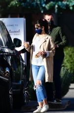 JORDANA BREWSTER and Mason Morfit Out for Coffee in Brentwood 01/21/2021