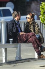 JORDANA BREWSTER and Mason Morfit Out Kissing in Brentwood 01/06/2021