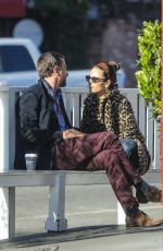 JORDANA BREWSTER and Mason Morfit Out Kissing in Brentwood 01/06/2021