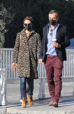 JORDANA BREWSTER and Mason Morfit Out Kissing in Brentwood 01/06/2021