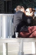 JORDANA BREWSTER and Mason Morfit Out Kissing in Brentwood 01/06/2021