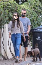 JORDANA BREWSTER and Mason Morfit Out with Their Dog in Brentwood 01/19/2021