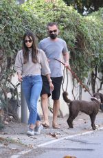 JORDANA BREWSTER and Mason Morfit Out with Their Dog in Brentwood 01/19/2021