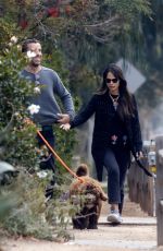 JORDANA BREWSTER and Mason Morfit Out with Their Dog in Los Angeles 01/05/2021