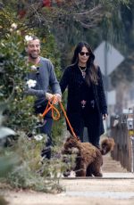 JORDANA BREWSTER and Mason Morfit Out with Their Dog in Los Angeles 01/05/2021
