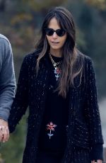 JORDANA BREWSTER and Mason Morfit Out with Their Dog in Los Angeles 01/05/2021