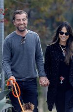JORDANA BREWSTER and Mason Morfit Out with Their Dog in Los Angeles 01/05/2021