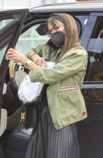 JORDANA BREWSTER at Brentwood Country Mart 01/27/2021