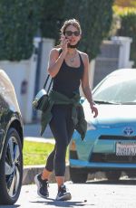 JORDANA BREWSTER Leaves a Gym in West Hollywood 01/20/2021