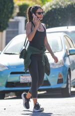JORDANA BREWSTER Leaves a Gym in West Hollywood 01/20/2021