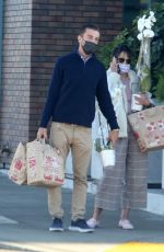 JORDANA BREWSTER Out Buying Orchids for New Year