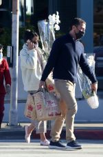 JORDANA BREWSTER Out Buying Orchids for New Year