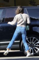 JORDANA BREWSTER Out for a Baguette and Coffee at Kreation Organic in Santa Monica 01/19/2021